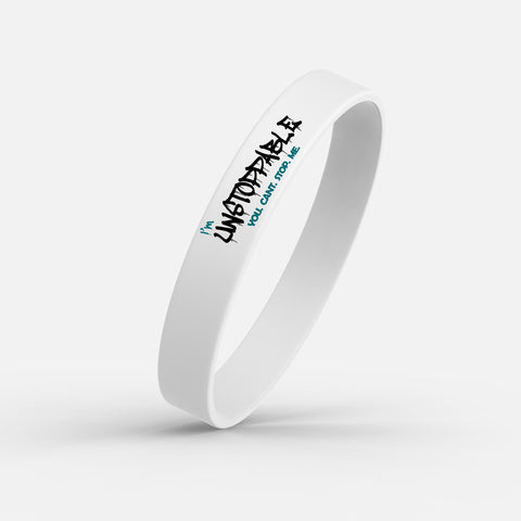 I'm Unstoppable (Teal) - Pendant Necklace + Wristband Combo