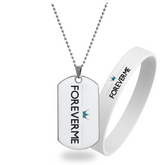 Forever Me - Pendant Necklace + Wristband Combo