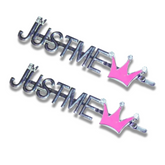 Empowerment - Silver Hair Pins – Pink Crown