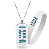 I am a Force - Pendant Necklace + Wristband Combo